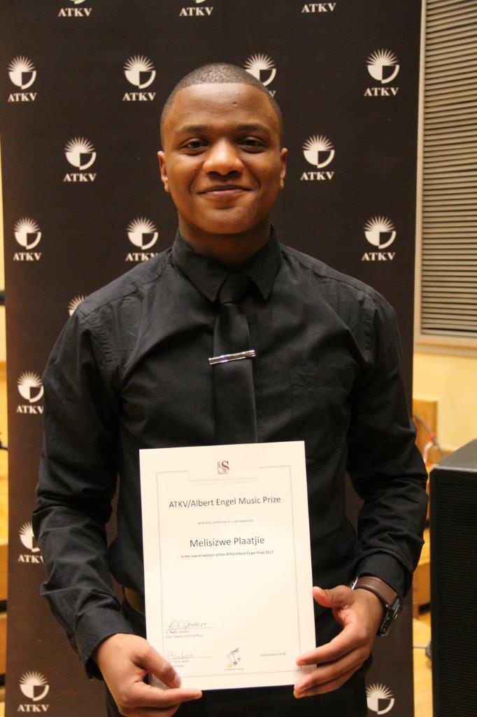 Poverty does not get young musicians down; winner of prestigious ATKV prize
