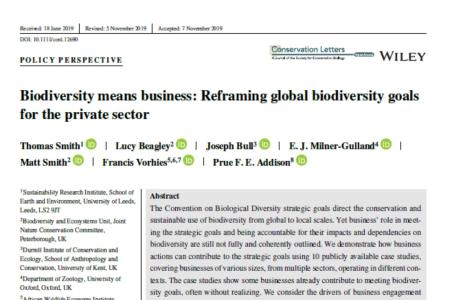 Biodiversity means business feature image