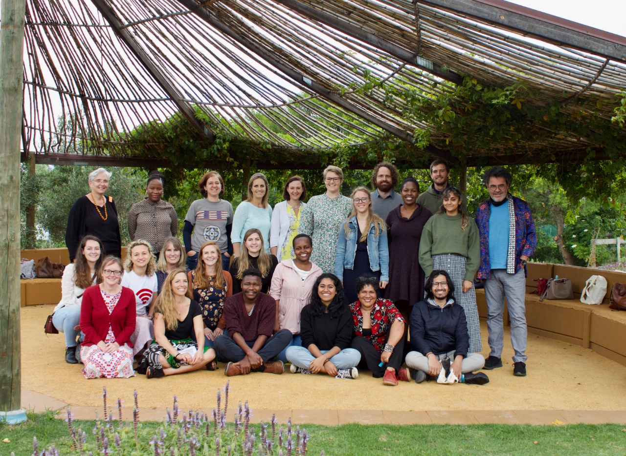 Centre for Sustainability Transitions Staff Photo, Pictured at the Sustainability Institute